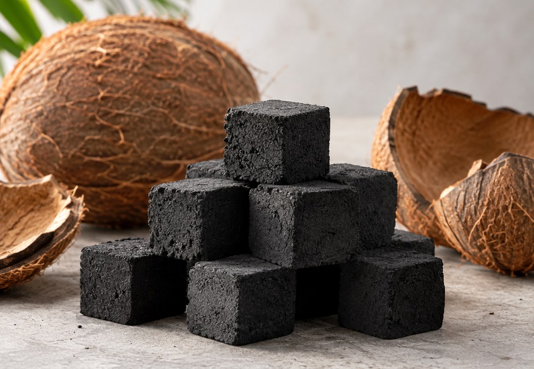 Coconut Charcoal Briquette